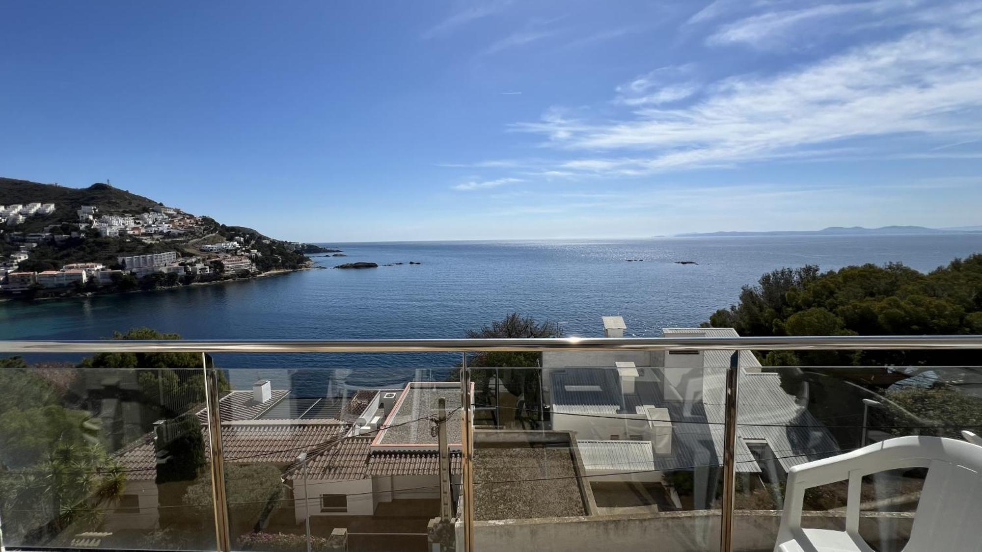 Apartamento Vista Mar Y Parking En Rosas Exterior foto
